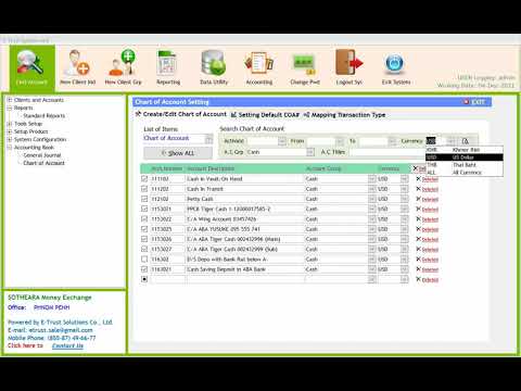 How to Updating Chart of Account (04/Dec/2021)