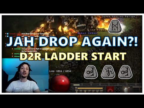 [D2R] It's raining high runes! - Ladder season 1 - Stream Highlights #2