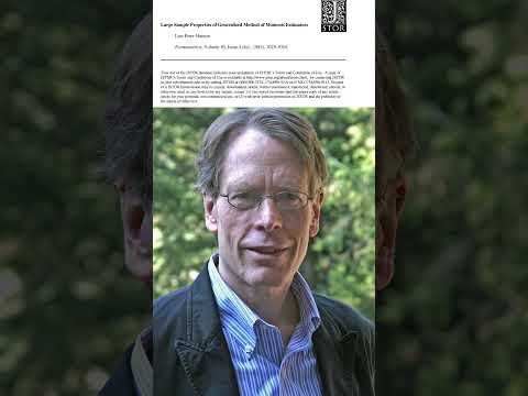 Thumbnail for Lars Peter Hansen's J Test (1982) - Two Minute Papers #economics #analysis #statistics #maths by Lars Peter Hansen