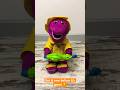 Vintage Barney The Dinosaur Plush Singing In The Rain Toy Shorts Barneythedinosaur