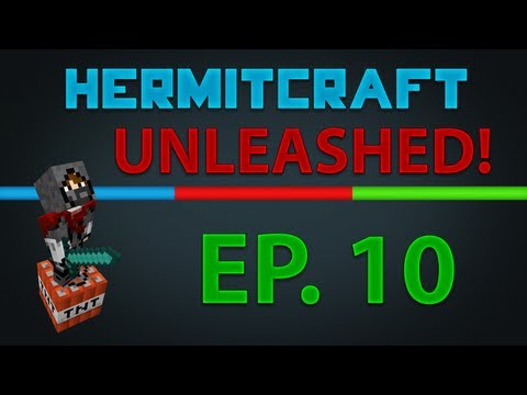 HermitCraft FTB Unleashed - Episode 10 - Logistics Pipes & AE Interaction