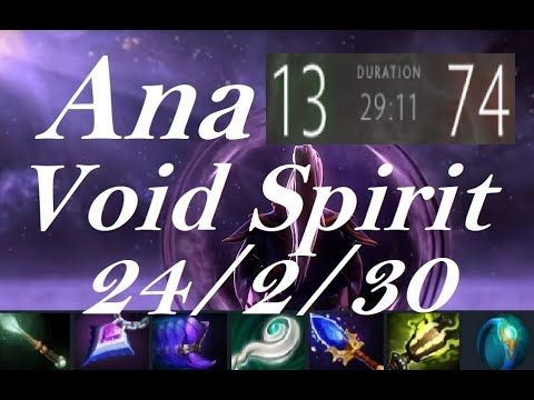 Ana mid Void Spirit vs Queen of Pain - whats the plan here: 74:13 ≖‿≖ - dota2