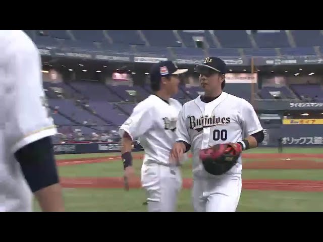 【1回表】捕った！捕った!! バファローズ・園部 ファースト横を襲う打球を横っ跳びで好捕!! 2016/9/28 Bs-E