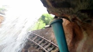 Calamity Mine front seat on-ride HD POV Walibi Belgium