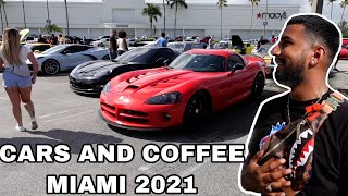 Cars and Coffee Miami 2021 | Taking My Scat Pack to Cars and Coffee