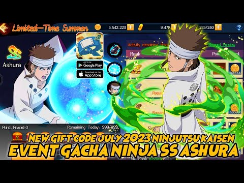 Event Gacha SS Ashura & New Code July 2023 Naruto Ninjutsu Kaisen