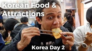 Amazing Korean Food and Attractions in Seoul! (Day 2) - YouTube