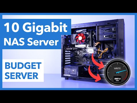 Affordable 10-Gigabit NAS - High-Speed ​​File Server for Content Creators, Filmmakers, etc.