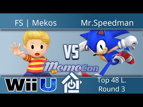 Momocon 2017 - FS | Mekos (Lucas) vs Mr.Speedman (Sonic) - Smash 4 Top 48 L. Round 3