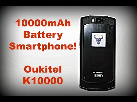 Oukitel K10000 Unboxing - World's Largest 10000mAh Battery Smartphone!