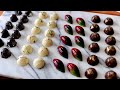 Easy Steps To Create Shiny Perfect Chocolate Bonbons At Home 초콜릿 봉봉 만드는 법 최대�