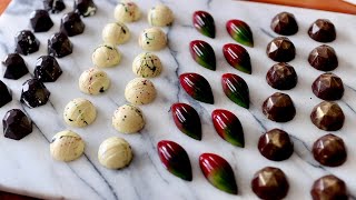 Easy Steps to Create Shiny, Perfect Chocolate Bonbons at Home! 초콜릿 봉봉 만드는 법 최대한 쉽게 설명해드립니다!