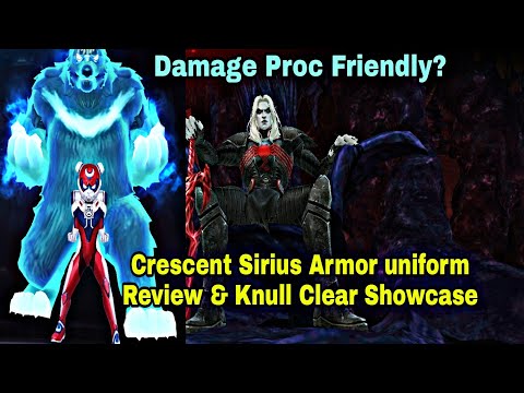 Crescent Light Sirius Uniform Review | Skill Rotation & Knull Clear Showcase - Marvel Future Fight