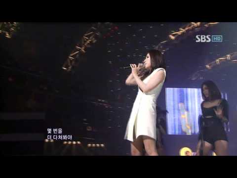 Gummy - There is no love + As a man @ SBS Inkigayo 인기가요 100509