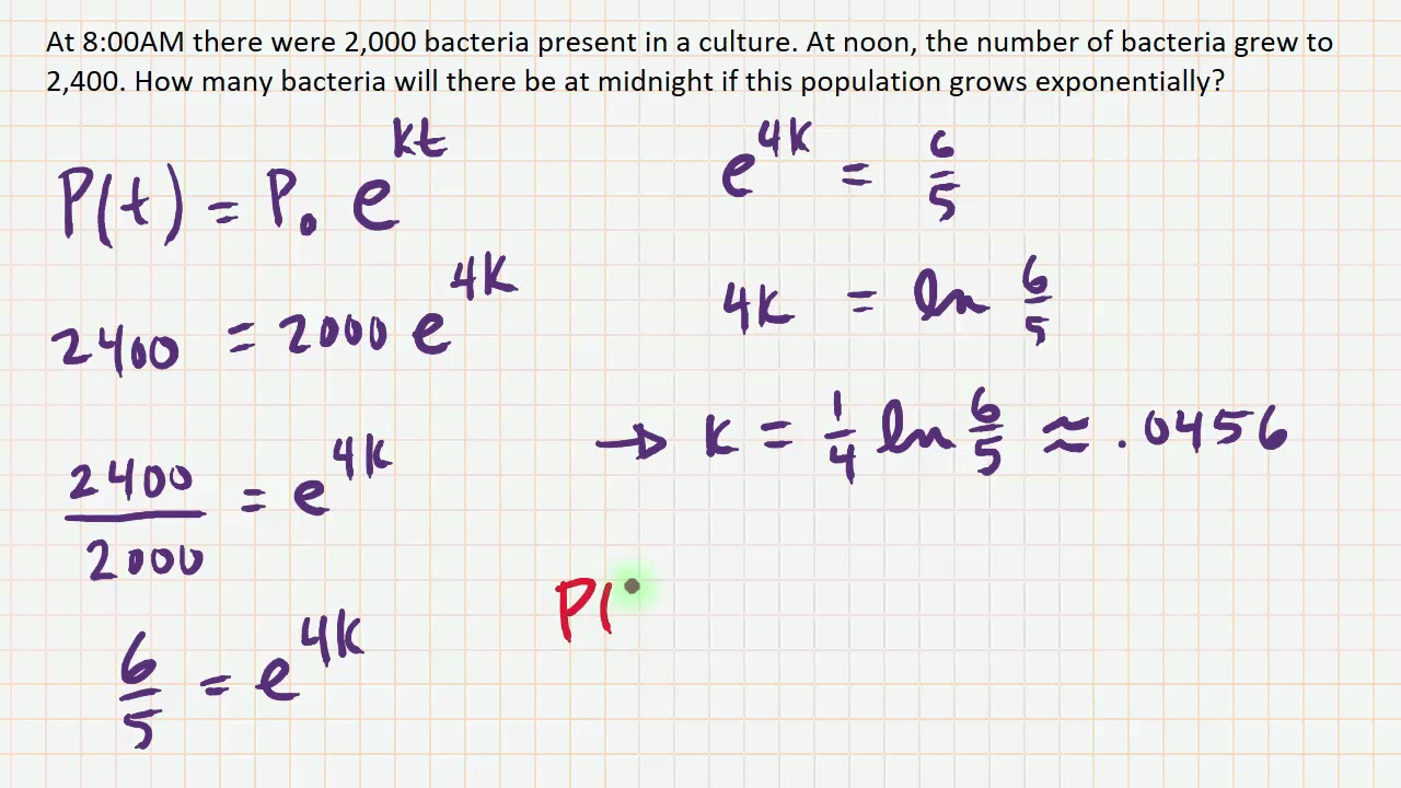 Exponential Population Growth