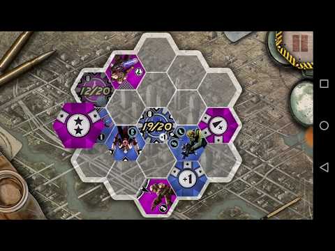 Neuroshima Hex on Android - Borgo vs. Steel Police (AI) - level hard