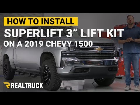 How to Install Superlift 3\" Lift Kits on a 2019 Chevy Silverado 1500