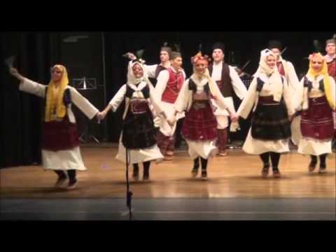 Igre iz Skopske Crne Gore – 1 ansambl – Švajcarska smotra 2014. godine Dietikon - KUD KOLO Baden