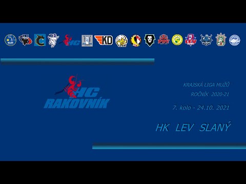 HC Rakovník vs. HK LEV Slaný  4:3 po prodloužení - KLM 7.kolo 24.10.2021