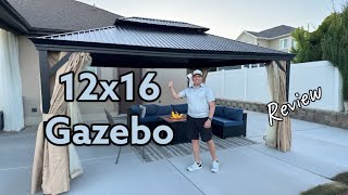 12x16 Permanent Hard Top Gazebo Build & Review From Fung Yard | Transform Your Outdoor Space!