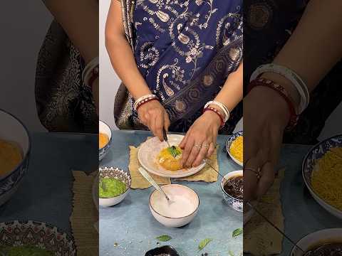 Khatta Mitha Dahi Kachori | Indian Street Food #chaat #dahikachori #food