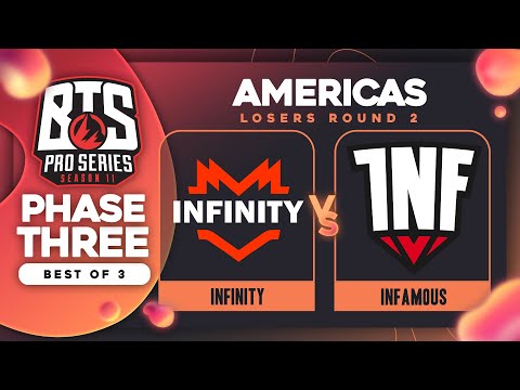 Infinity vs Infamous Game 1 - BTS Pro Series 11 AM: Round 2 w/ Kmart & ET