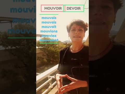 Quel rapport entre les verbes MOUVOIR et DEVOIR Astuce de conjugaison et d'obsevation #shorts