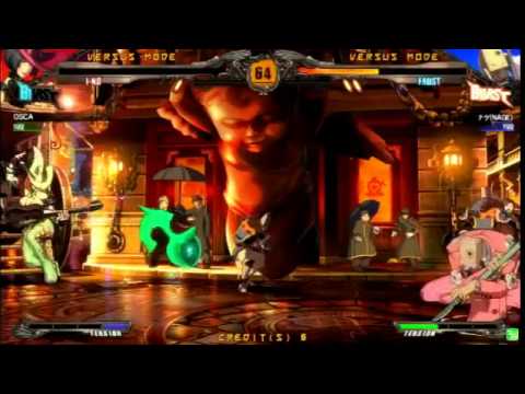 GGXrdR 8/29/2015 Mikado - OSCA (I-No) VS Nage (Faust)