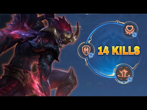 THIS EMBLEM IS BROKEN YOU SHOULD TRY THIS 🔥 | HANZO TANK BUILD HANZO GAMEPLAY MOBILE LEGENDS TALENTS