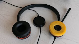 So tauschen Sie die Ohrpolster am Jabra Evolve 20 Stereo HSC016 Headset aus