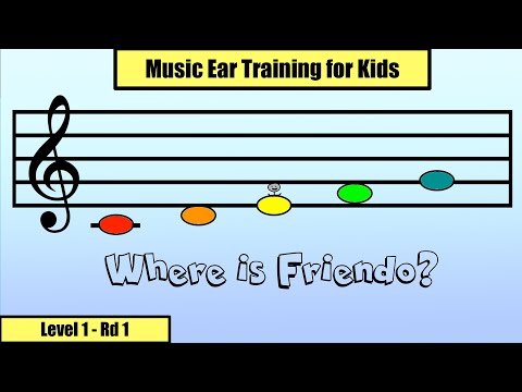 Solfege Ear Training for Kids! -  LEVEL 1 - RD 1 - (So & Mi)