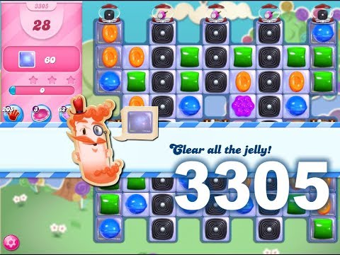 Candy Crush Saga Level 3305 (3 stars, No boosters)