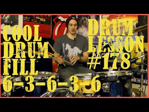 Sick Drum Fill 6-3-6-3-6 - Lesson #178