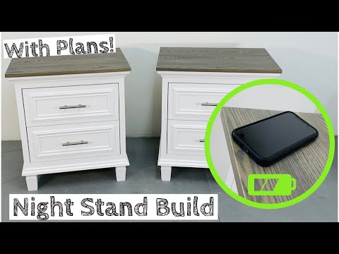 WIRELESS Charging Night Stands | Bedroom Suite Build Series Part 2