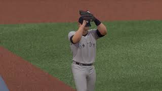 Clay Bellinger nails Brad Fullmer at 2nd | ATG 2001 Historical Roster | NYY Franchise