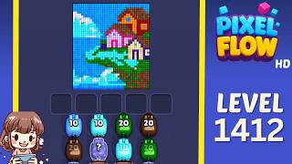 Pixel Flow Level 1412 Solution Walkthrough
