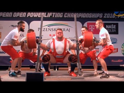 Andrey Konovalov, European Championships-2016, squat 460+,470+,477.5-