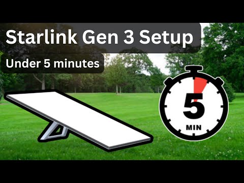How to Setup Starlink Gen 3 FAST (Less than 5 Minutes) RV Setup