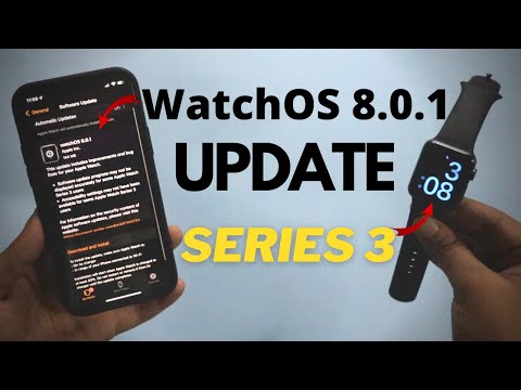 WatchOS 8.0.1 Update on Apple Watch Series 3 !