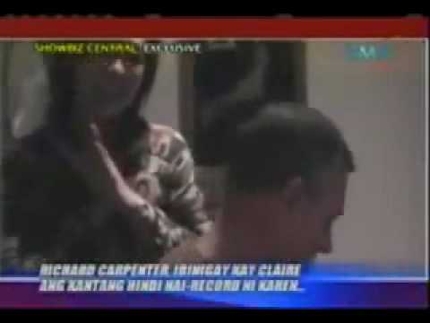 Claire dela Fuente & Richard Carpenter team-up featured on Showbiz Central