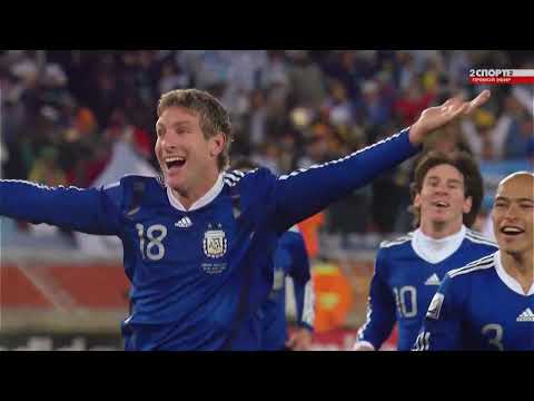 World Cup 2010  Greece Argentina  0 2  Martín Palermo