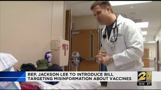 Rep. Jackson Lee to introduce bill targeting misinformation about vaccines
