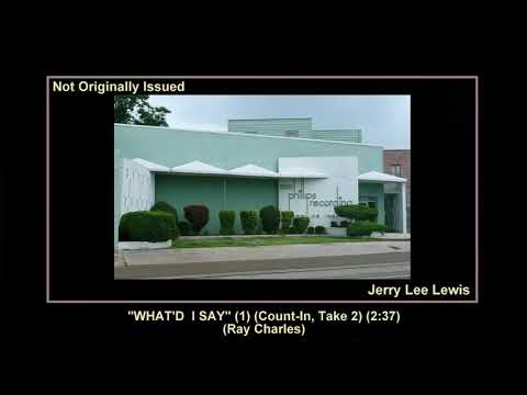 (1960) Sun ''What'd  I Say'' (1) (Count-In, Take 2) Jerry Lee Lewis