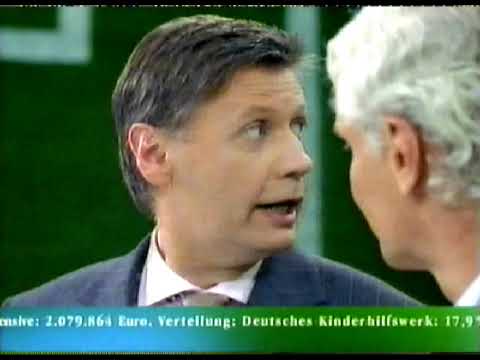 Krombacher Spendenoffensive mit Jauch und Völler