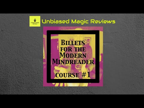 Requested Magic Review - Billets for the Modern Mindreader by Julien Losa