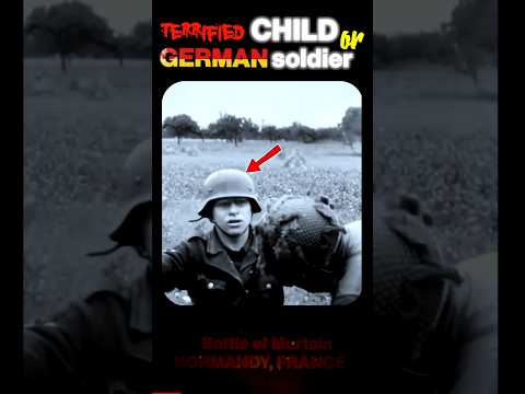 American Forces Capture German Child Soldier | WWII Real Footage