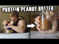 Trying to Make Homemade Protein Peanut Butter (*BY HAND*)
