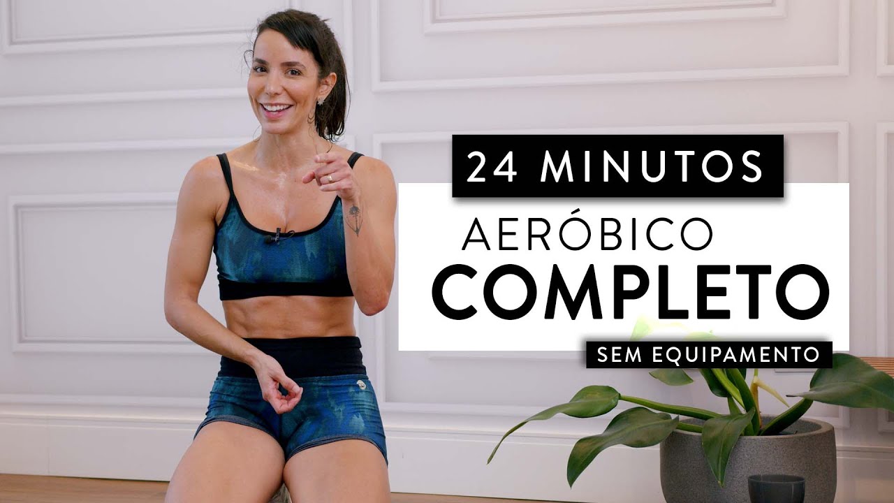 Treino CARDIO completo 24 minutos para QUEIMAR GORDURA - Carol Borba
