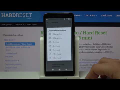 Cómo cambiar tiempo de bloqueo de pantalla en EMPORIA Smart 3 Mini - configurar bloqueo automático