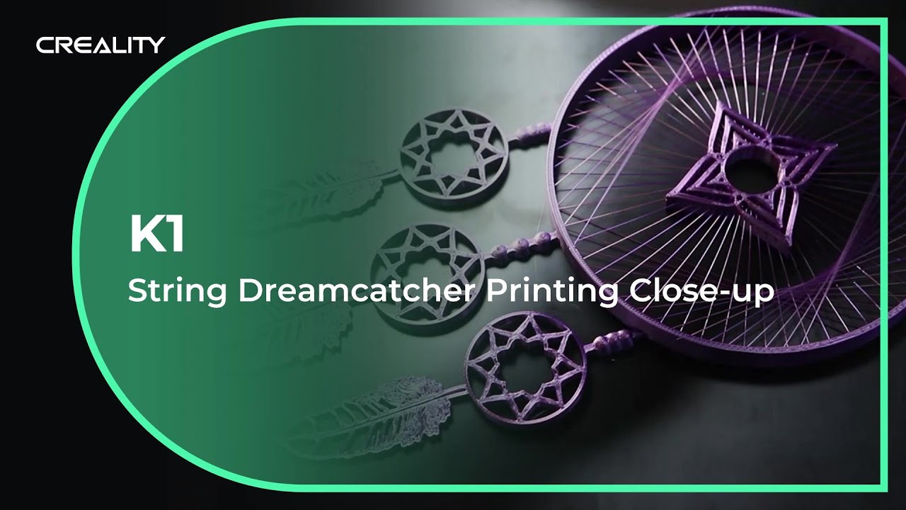 K1 | Kids' Day Delight: Crafting Dreamcatchers with the K1 3D Printer